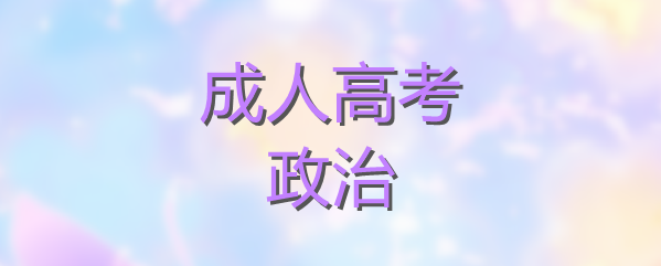 新疆成人高考专升本政治（政治全面解析）